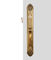 Αρχαίο χάλκινο αμερικανικό πρότυπο κυλίνδρου εισόδου χειροπέδες κλειδαριού μοχλός κλειδαριών
